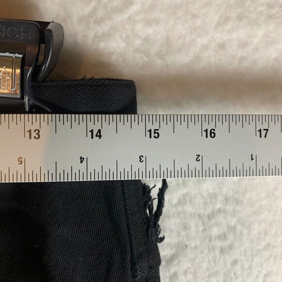 Punk Rave MIA Pants Men's M/S Black Cotton Studded Straight Fit Distressed S9781 - Picture 8 of 15